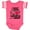 Football Pink and White, variant on Inktastic I Want to Grow Up to Be a Firefighter Like My Mommy Boys or Girls Baby Bodysuit