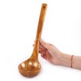 thumbnail image 7 of PLGEBR Soup Ladle Japanese Solid Wood Soup Ladle Long Handle Hot Pot Spoon Kitchen Cooking Utensil, 7 of 7