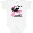 thumbnail image 3 of Inktastic I Love My Great Aunt-breast Cancer Awareness Boys or Girls Baby Bodysuit, 3 of 5