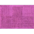 thumbnail image 1 of Ahgly Company Indoor Rectangle Abstract Purple Modern Area Rugs, 4' x 6', 1 of 4
