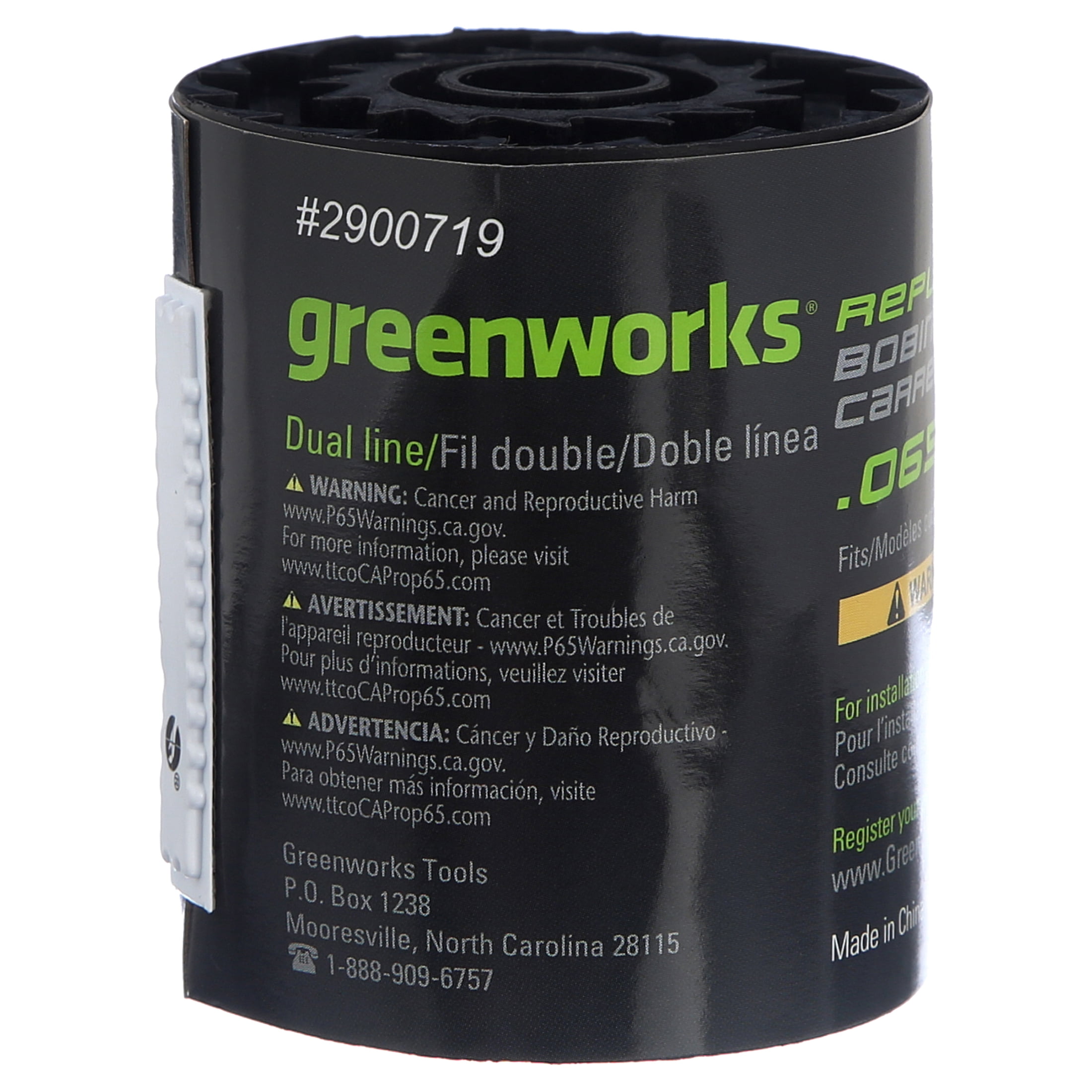 green label relaxing A+ TWPU トロピカル2B SET Greenworks 29242 3-Pack Replacement Trimmer Dual-Line Spool