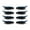 B, variant on Flash Eye Shadow and Eyelash Stickers 4 Pairs Waterproof Reusable Adhesive Patches, Easy Application No Glue False Eyelashes for Instant Glamour