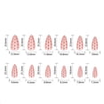 thumbnail image 3 of EBCUE Dot Press on Nails Medium Almond Fake Nails Pink Nails Press ons with Design Full Cover Stick on Nails for Women Manicure,Reusable | Artificial | Nail Sticky Tabs | Easy Apply | 24Pcs, 3 of 6