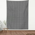 thumbnail image 4 of Abstract Fabric by the Yard, Continuing Formations in Monotone Intersecting Circles and Triangles, Upholstery Fabric for Dining Chairs Home Decor Accents, Charcoal Grey and White by Ambesonne, 4 of 5