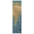 thumbnail image 4 of Liora Manne Corsica Reflection Indoor Area Rug 100% Wool Ocean 5x8 Feet, 4 of 5