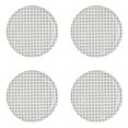 thumbnail image 3 of Mainstays Alessandra Black 4-pack Stoneware Dinner Plate Set, 10.5", 3 of 7