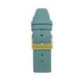 thumbnail image 4 of Bandini Quick Release Leather Watch Band - Baby Blue - Classic - Slim Replacement Watch Strap for Classic and Smart Watch Bands - Gold Buckle - 22mm Watch Bands for Men, 4 of 6