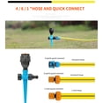 thumbnail image 5 of Fnochy Sprinklers for Lawn, 360 Degree Lawn Sprinkler with Adjustable Above Ground Irrigation Garden Sprinkler System, Automatic Rotating Garden Sprinklers, 5 of 8