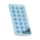 thumbnail image 3 of Molde de silicona para hacer cubitos de hielo, 21 cavidades, bandeja para molde de crema para pasteles con tapa, utensilios para hornear, cuadrado, azul Methold HA004768-02, 3 of 7