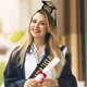 thumbnail image 2 of 2 Juego de Diadema con Gorro de Graduación, Faja de Satén Graduada, Suministros de Decoración para Fiesta de Graduación 2024, Accesorios para Fotos, Minisombrero de Soltero, 2 of 5