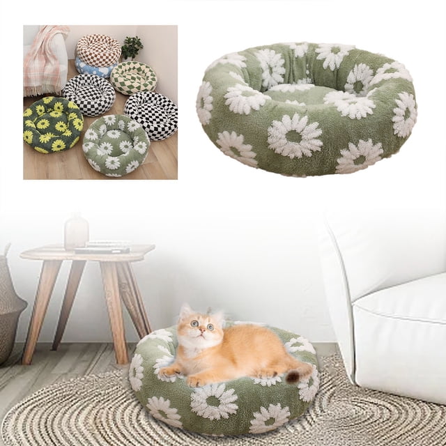 Hearth & Gear Dog Bed Cat Bed Pet Round Bed All Season Warm Pet Bed Pet Bed Resting And Sleeping Bed Suitable For All Convenient And Suitable For Every Place In The Home (60cm) Small Metal Pethouse