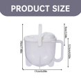 thumbnail image 4 of No Hand Wash Rice Rinser, Plastic Multifunction Rice Sieve with Lid and Basin, Quick Drain Non Slip Kitchen Tool forWashing and Storing Rice, 4 of 10