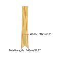 thumbnail image 3 of INSPIRE CHIC Women Pleated Pure Chiffon Long Scarves, Solid Color Semi Sheer Stretchy Gauze Hair Band Neck Scarf 57.1x3.9" Ginger Yellow, 3 of 5