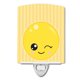 thumbnail image 1 of Luz nocturna de cerámica Treasures, Winky Face, beige, 6"" x 4""" Caroline's Treasures BB8728CNL, 1 of 1