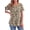 Apricot Floral, variant on Blouses for Women Pleated Short Sleeve Tunic Tops Dressy Casual Summer Shirts