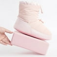 thumbnail image 6 of Girls Women Ballet Shoes Dance Boot Warm Ballet Boot with Elastic Kids Winter Boot Warms Up Training Shoes, 6 of 9