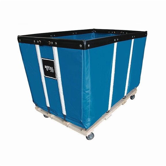 Royal Basket Trucks Heavy Duty Basket Truck,24 Bu,Blue Vinyl G24-BBW-HDA-4UNN