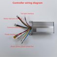 thumbnail image 4 of Contrôleur de moteur sans is pour scooter électrique, en alliage d'aluminium, 36 V, 16 A, pour LENZOD, 4 of 4