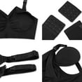 thumbnail image 6 of HSIA 2 Pack Nursings Bra for Lightly Padded Breastfeeding Bra with Extra Extenders and Straps,XL, 6 of 9