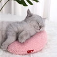 thumbnail image 4 of HAOSHICS Small Cat Bed with U-Shape Design & Soft Padding, Solid Pink (3 Pack), 4 of 7