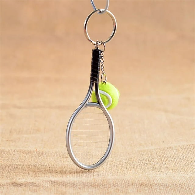 Tennis Keychain Miniature Sport Enthusiast Collectible Accessory For Players And Fans Unique Design