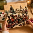 thumbnail image 3 of Fmbmuo Christmas train Diamond Art Kits Christmas Pearl Art Canvas Art Canvas Wall Art for Living Room, 3 of 5