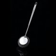 thumbnail image 4 of Cuchara para saltear de acero inoxidable | Espátula redonda de chef con mango largo | Utensilio de cocina plano para cocina | Utensilios de cocina domésticos duraderos | 1 paquete | Regalo único de, 4 of 4