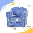 thumbnail image 7 of Resenkos Kids Sofa - Glowing Star Design for Ages 18-36 Months, Blue, 7 of 7