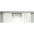 thumbnail image 2 of White Tab Top  Velvet Curtain / Drape / Panel   - 80W x 63L - Piece, 2 of 2