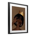 thumbnail image 3 of Stupell Industries Elegant Glam Woman & Crown Black Framed Print Under Glass design by Sierra Siler, 16 x 13, 3 of 10