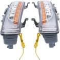 thumbnail image 4 of Geloo DRL LED White Daytime Running Lights Turn Signal Lights Fog Lamp for Car Ford Edge 2009-2014, 4 of 6