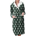 thumbnail image 1 of Peignoirs pour Femmes Peignoir Long Chaud Tendance à Manches Longues d'Hiver Pyjama Robe de Nuit, 1 of 5