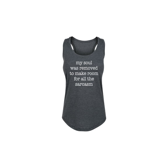 Instant Message - Soul Removed - Ladies Racerback Graphic Tank