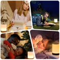 thumbnail image 5 of Night Light Touch Sensor Lamp Bedside Table Lamp for Kids Bedroom Rechargeable Dimmable Warm White Light and RGB Color Changing, 5 of 5