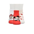 thumbnail image 4 of Mickey & Minnie Unisex Toddler Ankle Valentines Socks, 3-pack, Sizes 12M-5T, 4 of 5
