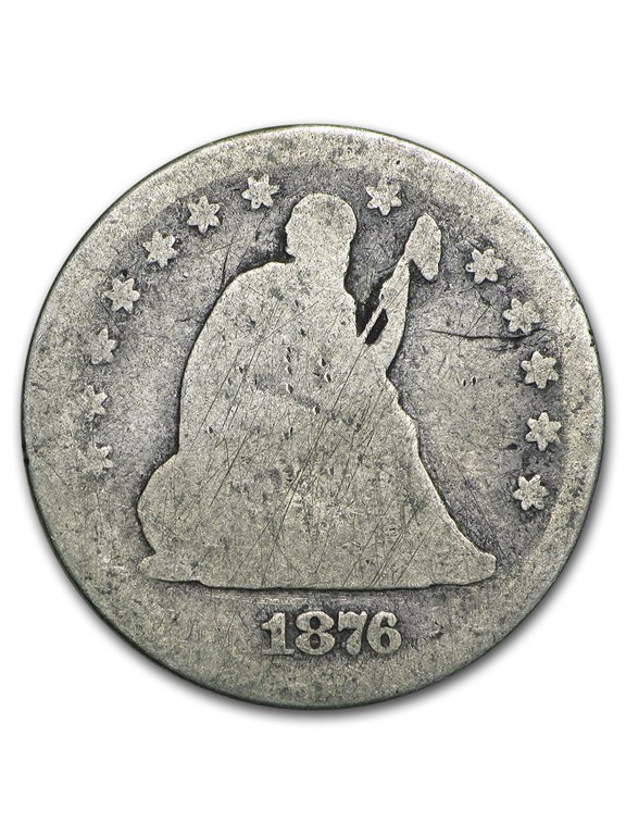 Collectible 1876-CC Liberty Seated Quarter AG
