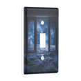 thumbnail image 2 of Yayeee Toggle Light Switch Wall Plate 1-Gang 4.5"x2.7" Home Decorative Outlet Cover, Window Space, 2 of 7