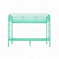 thumbnail image 4 of Jopath Twin over Twin Bunk Bed,Metal Bed Frame with Full-Length Guardrail and 2 Ladders,No Box Spring Needed, Easy Assemble,Green, 4 of 6