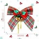 thumbnail image 5 of Lazo navideño decorativo, 12 piezas de lazos navideños, lazos de cinta que se utilizan para árboles de Navidad, coronas navideñas, decoración de regalos, el lazo del árbol de Navidad puede, 5 of 5