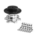 thumbnail image 1 of Mistaha Universal Aluminum Alloy Steering Wheel Quick Release Kit - Silver - Fast Detach - Car Modification Formula, 1 of 5