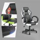 thumbnail image 4 of Silla de Oficina FurnitureR Tunney White Lmkz Ergonómica, 4 of 5