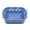 Blue Square, variant on Queroig Foldable Round/Square Air Fryer Liner Basket 8.5 Inch Air Fryer Silicone Pot Reusable Baking Tray Accessories for 3.6-6.8 QT Oven Microwave
