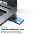 thumbnail image 2 of Lector de Tarjetas Inteligentes Tipo C, Adaptador de Conector para Clonador de Tarjetas de Memoria, EMV, DNIE, DNI, Sim, Tipo C, para SO,, 2 of 5