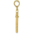 thumbnail image 2 of Solid 10K Yellow Gold Polished 3-D Key Charm - 26mm, 2 of 7