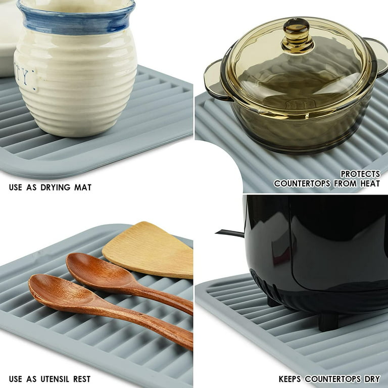 Silicone Trivet Mat, Trivets for Hot Pots and Pans, Silicone Mats