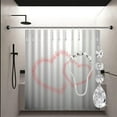 thumbnail image 5 of 12PCS Gemstone Crystal Bead Shower Curtain Hooks Rings for Bathroom, Water Drop Stainless Steel Rust Resistant Clear Shower Curtain Rings Bathroom Decorations, 5 of 7