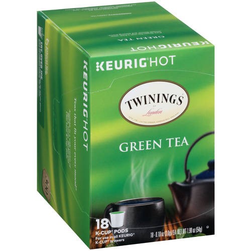 Twinings of London, Green Tea Keurig KCups, Tea Pods, 18 Ct