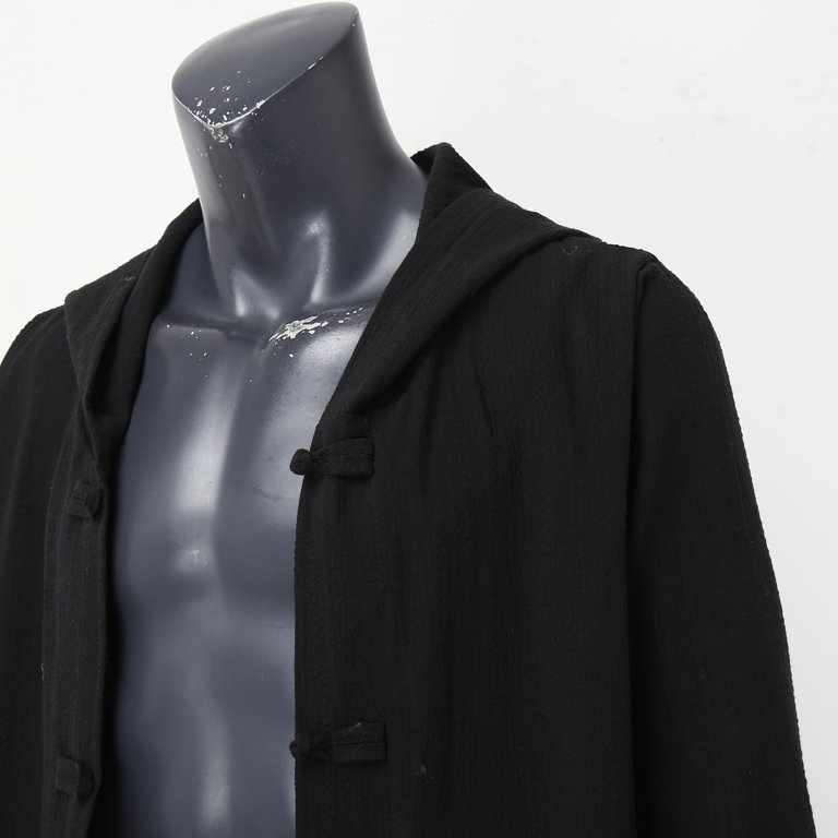 Baqcunre Sweaters For Men Mens Hooded Long Trench Coat Japanese