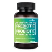 Zentastic Probiotics & Prebiotics Supplement - 50 Billion CFU - for Men & Women's Immune