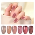 thumbnail image 1 of Set de esmaltes de uñas en gel GAOY Jelly Pink Nude, 6 colores, 7,3 ml, 1 of 6